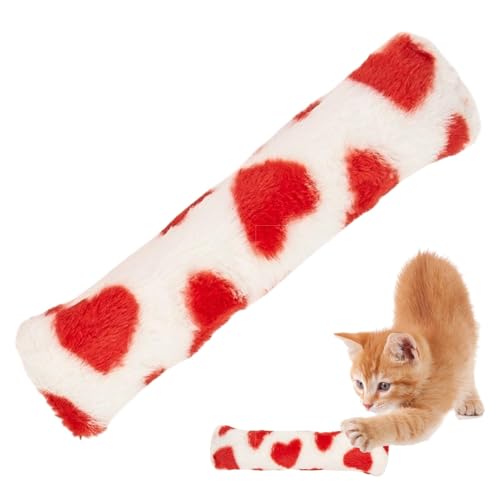 keloppasit Katzenkissen aus Plüsch, Liebesstil, stimulierendes Spiel, Indoor-Kitty-Übungsspiel, Kätzchenanreicherung mit Rasselpapier für gelangweilte Haustiere keloppasit Katzenkissen aus Plüsch, Liebesstil, stimulierendes Spiel, Indoor-Kitty-Übungsspiel, Kätzchenanreicherung mit Rasselpapier für gelangweilte Haustiere von keloppasit