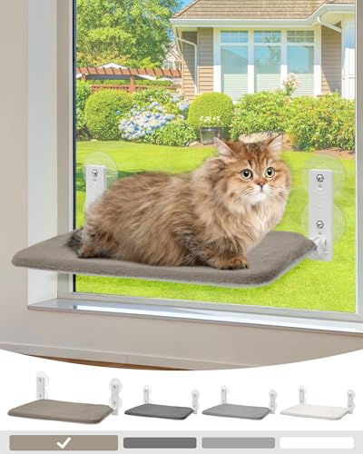 keny Kabellose Katzenfensterstange, faltbare Katzenfensterhängematte mit 4 Saugnäpfen, wendbarer Bezug mit zwei verschiedenen Arten von Stoffen, 18 kg Tragkraft, stabiles Katzenfensterbett für Katzen keny Kabellose Katzenfensterstange, faltbare Katzenfensterhängematte mit 4 Saugnäpfen, wendbarer Bezug mit zwei verschiedenen Arten von Stoffen, 18 kg Tragkraft, stabiles Katzenfensterbett für Katzen von keny