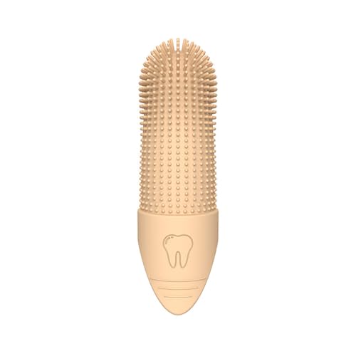 kesurpae 360° Reinigungs Fingerzahnbürsten für Haustiere für eine umfassende Zahnreinigung und Mundgeruchspflege. Passende Fingerzahnheilkunde für Haustiere, Beige Farbe kesurpae 360° Reinigungs Fingerzahnbürsten für Haustiere für eine umfassende Zahnreinigung und Mundgeruchspflege. Passende Fingerzahnheilkunde für Haustiere, Beige Farbe von kesurpae