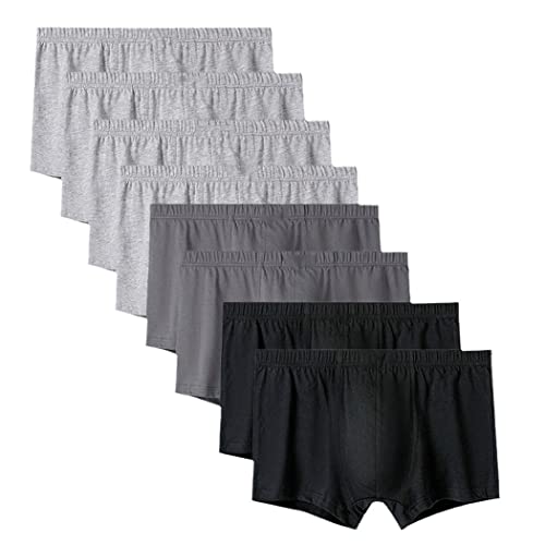 Herren-Boxershorts für Herren, atmungsaktiv, große Größe, Baumwolle, 8 Stück Herren-Boxershorts für Herren, atmungsaktiv, große Größe, Baumwolle, 8 Stück von keusyoi