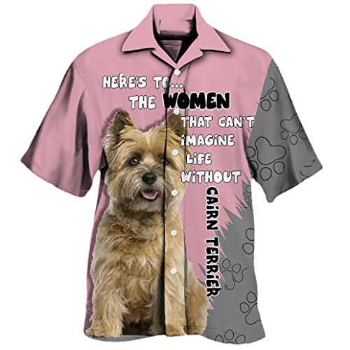 Herren Lustiges Pitbull Rottweiler-Hund 3D-bedrucktes Hemd Harajuku Kurzarm Knopfleiste Hemden Streetwear Tops, Kurze Ärmel - 3, L von keusyoi