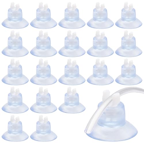 20 Stück Aquarium-Saugnapf-Clips, Standard-Aquarium-Zubehör, Saugnäpfe für Aquarien, passend für 4–6 mm ID-Luftleitungsschläuche, transparente Luftschlauchhalter-Klemme, Zubehör, geeignet für 20 Stück Aquarium-Saugnapf-Clips, Standard-Aquarium-Zubehör, Saugnäpfe für Aquarien, passend für 4–6 mm ID-Luftleitungsschläuche, transparente Luftschlauchhalter-Klemme, Zubehör, geeignet für von kiki fancy