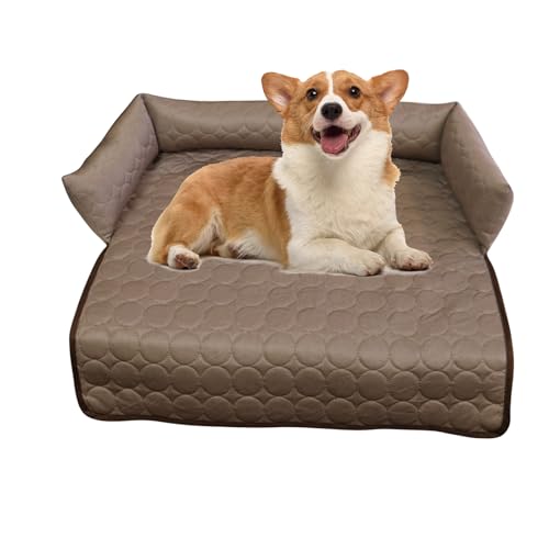 Kühlung Hundebett, tragbare Waschkühlmatte, Haustierkühles Bett für Sofaboden, Eisseide Chill Pad, Anti -Slip -Kissenmatten -Decke Couch für Katzen Hunde bequem Innen im Freien im Freien ruhen Kühlung Hundebett, tragbare Waschkühlmatte, Haustierkühles Bett für Sofaboden, Eisseide Chill Pad, Anti -Slip -Kissenmatten -Decke Couch für Katzen Hunde bequem Innen im Freien im Freien ruhen von kinrguiyuez
