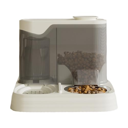 kinrguiyuez Automatischer Katzenfutterautomat,Welpen Futter- Und Wasserspender - Spritzwassergeschützter 2-in-1 Napf Für Reisen, Mehrhundehaltung, Urlaub Und Zu Hause kinrguiyuez Automatischer Katzenfutterautomat,Welpen Futter- Und Wasserspender - Spritzwassergeschützter 2-in-1 Napf Für Reisen, Mehrhundehaltung, Urlaub Und Zu Hause von kinrguiyuez