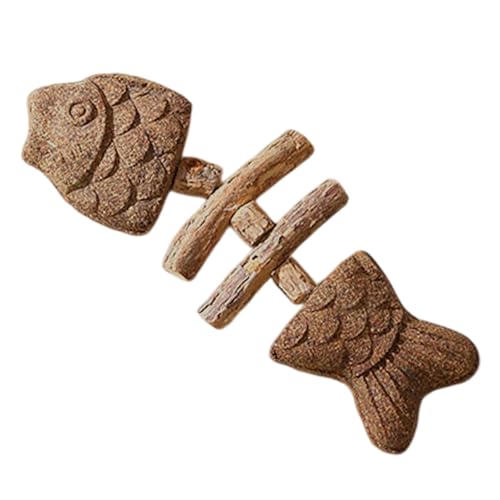 kinrguiyuez Beißspielzeug für Kätzchen, Fischgräten-Katzen-Beißring, , interaktiv, gegen Langeweile, Kätzchen, Beißring, Kauspielzeug für drinnen und draußen kinrguiyuez Beißspielzeug für Kätzchen, Fischgräten-Katzen-Beißring, , interaktiv, gegen Langeweile, Kätzchen, Beißring, Kauspielzeug für drinnen und draußen von kinrguiyuez