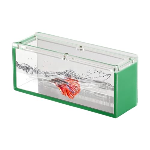 kinrguiyuez Fischbrutkasten, Acryl-Fischbeobachtungskoffer mit Deckel, tragbarer transparenter Wasserbrüter Brutkasten für Krabben kinrguiyuez Fischbrutkasten, Acryl-Fischbeobachtungskoffer mit Deckel, tragbarer transparenter Wasserbrüter Brutkasten für Krabben von kinrguiyuez