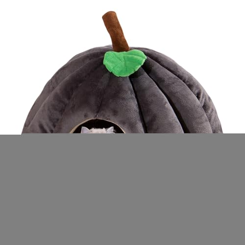 kinrguiyuez Halloween-Katzenhaus für den Innenbereich, Katzennisthaus,Kürbisförmige Hausbetten für Haustierkätzchen | Heimtierbedarf, bequemes Haustierhöhlenbett für Zuhause, Tierhandlung von kinrguiyuez