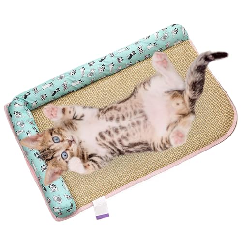 kinrguiyuez Hundekühlmatte,Stabile Schlafmatte Für Katzen & Hunde - Atmungsaktive Liegekissen Bei Für Wohnung & Garten von kinrguiyuez