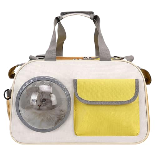 kinrguiyuez Katzen Transporttasche,Schaumstoff Kätzchen Tasche - Atmungsaktive Transportbox Für Reisen Camping Krankenhaus Wandern Motorrad Auto Flugzeug Schule Outdoor von kinrguiyuez