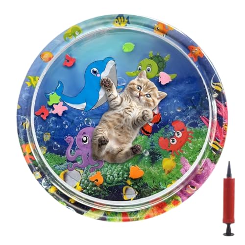 kinrguiyuez Katzen Wasserspielmatte,Haustier Wasserbett Katzen Spielmatte | Ruheplatz Schlafbett Kühlmatte bei für Sofa Balkon Terrasse kinrguiyuez Katzen Wasserspielmatte,Haustier Wasserbett Katzen Spielmatte | Ruheplatz Schlafbett Kühlmatte bei für Sofa Balkon Terrasse von kinrguiyuez