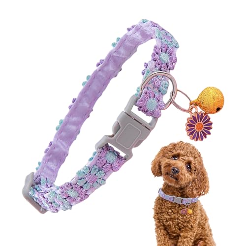 kinrguiyuez Katzenhalsband, Breakaway, Kätzchen-Halsband mit abnehmbarer Glocke, verstellbare Länge, Haustier-Anhänger mit Anhänger, für mittelgroße und große Tiere, Hunde, Welpen kinrguiyuez Katzenhalsband, Breakaway, Kätzchen-Halsband mit abnehmbarer Glocke, verstellbare Länge, Haustier-Anhänger mit Anhänger, für mittelgroße und große Tiere, Hunde, Welpen von kinrguiyuez