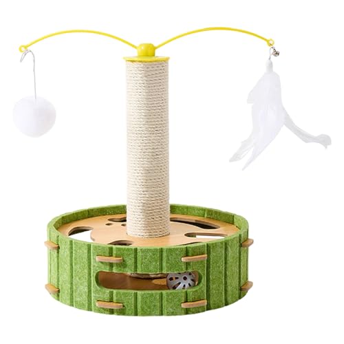 kinrguiyuez Kratzbaum für Katzen, mit Bällen, Unterhaltungsbedarf, interaktives Spielzeug, Übungszentrum für erwachsene Katzen, Welpen kinrguiyuez Kratzbaum für Katzen, mit Bällen, Unterhaltungsbedarf, interaktives Spielzeug, Übungszentrum für erwachsene Katzen, Welpen von kinrguiyuez