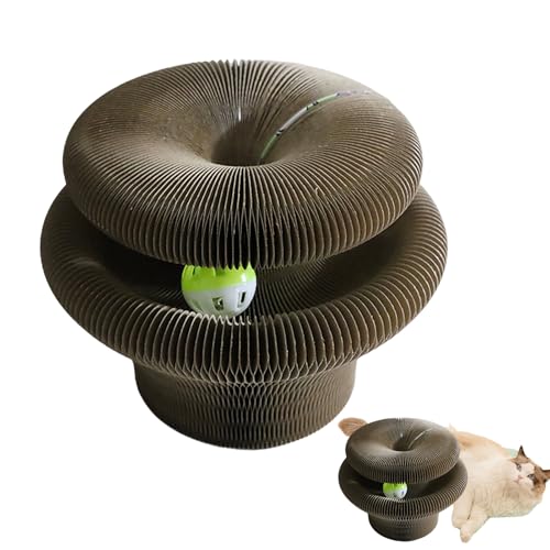 kinrguiyuez Kratzunterlage für Katzen, faltbar, -Design, Indoor-Kätzchen-Unterhaltung, Wellpapier-Pad, reduziert Langeweile für Schlafzimmer, Balkon kinrguiyuez Kratzunterlage für Katzen, faltbar, -Design, Indoor-Kätzchen-Unterhaltung, Wellpapier-Pad, reduziert Langeweile für Schlafzimmer, Balkon von kinrguiyuez