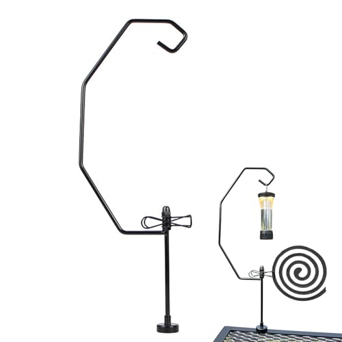 kinrguiyuez Pflanzenhalter Für Geländer | Tragbarer Magnetischer Laternenständer,Laternenhalter Für Terrasse Balkon Garten Camping Freunde Familie von kinrguiyuez