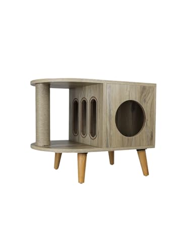 Kirin Legend San Francisco Katzenkratzbaum, Katzenmöbel, Spielbaum für kleine Katzen, mit Katzenhöhle Plüsch Sisal, Kratzbaum, Katzenbaum, Katzenruhebereich, Schutz für Möbel (45x54x65cm) Kirin Legend San Francisco Katzenkratzbaum, Katzenmöbel, Spielbaum für kleine Katzen, mit Katzenhöhle Plüsch Sisal, Kratzbaum, Katzenbaum, Katzenruhebereich, Schutz für Möbel (45x54x65cm) von kirin LEGEND