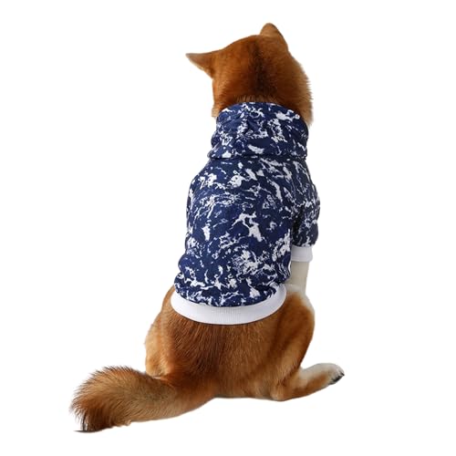 kiskick Bequemer Haustier-Kapuzenpullover, modische Kleidung, Herbst und Winter, niedlich, weich, bunt, bedruckt, kurze Ärmel, zweibeinig, mittelgroß, groß, Hunde-Sweatshirt, Welpen-Outfit, kiskick Bequemer Haustier-Kapuzenpullover, modische Kleidung, Herbst und Winter, niedlich, weich, bunt, bedruckt, kurze Ärmel, zweibeinig, mittelgroß, groß, Hunde-Sweatshirt, Welpen-Outfit, von kiskick