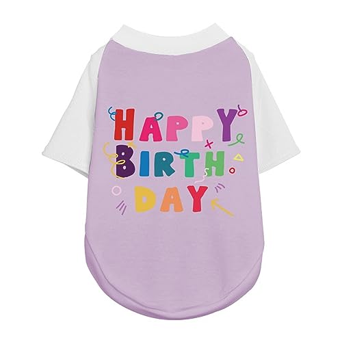 kiskick Geburtstagsparty-Haustier-Shirt, kontrastierendes T-Shirt für Geburtstage, Zwei-Bein-Design, einfaches An- und Ausziehen, weiches, atmungsaktives Material, perfekt für Hunde und Katzen, kiskick Geburtstagsparty-Haustier-Shirt, kontrastierendes T-Shirt für Geburtstage, Zwei-Bein-Design, einfaches An- und Ausziehen, weiches, atmungsaktives Material, perfekt für Hunde und Katzen, von kiskick