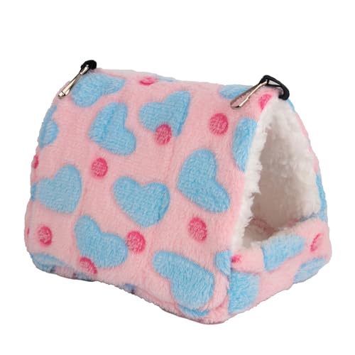 kiskick Hamsterbett, weich, gemütlich, Hamsternest, bequem, warm, Meerschweinchen-Bett, Haus, kleines Haustier-Versteck für kleine Tiere, bequemes Hamsterbett, Rosa, L kiskick Hamsterbett, weich, gemütlich, Hamsternest, bequem, warm, Meerschweinchen-Bett, Haus, kleines Haustier-Versteck für kleine Tiere, bequemes Hamsterbett, Rosa, L von kiskick