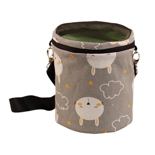 kiskick Hamstertasche Haustiertragetasche Niedliches Cartoon-Muster Atmungsaktiv Tragbare Ausflugstasche für kleine Haustiere Grau M kiskick Hamstertasche Haustiertragetasche Niedliches Cartoon-Muster Atmungsaktiv Tragbare Ausflugstasche für kleine Haustiere Grau M von kiskick