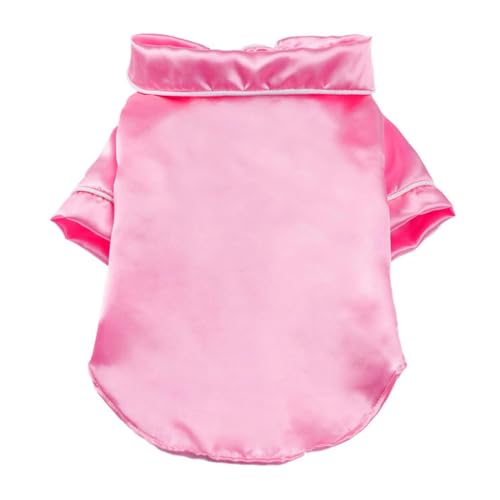 kiskick Hunde-Einteiler mit Beinen, tragbares Design, gemütlich, zweibeinig, Druckknopfverschluss, einfarbig, weich, atmungsaktiv, Nachtwäsche, Rosa, Größe S kiskick Hunde-Einteiler mit Beinen, tragbares Design, gemütlich, zweibeinig, Druckknopfverschluss, einfarbig, weich, atmungsaktiv, Nachtwäsche, Rosa, Größe S von kiskick