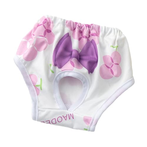 kiskick Hundewindeln für Hitze, Zyklusschutz, Menstruationshose, bequem, saugfähig, verhindert Unordnung, Cartoon-gemustert, atmungsaktive Shorts, Unterwäsche, Prinzessinnen-Lila, Größe M kiskick Hundewindeln für Hitze, Zyklusschutz, Menstruationshose, bequem, saugfähig, verhindert Unordnung, Cartoon-gemustert, atmungsaktive Shorts, Unterwäsche, Prinzessinnen-Lila, Größe M von kiskick