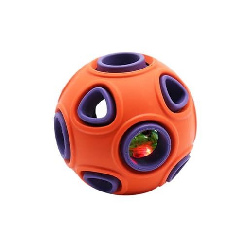 kiskick Langeweile entlastendes Haustierspielzeug für Hunde, Molaren, interaktiver Hundekauball, langlebig, groß, lindert Langeweile, Zahnreinigung mit Sound/Licht, Orange B kiskick Langeweile entlastendes Haustierspielzeug für Hunde, Molaren, interaktiver Hundekauball, langlebig, groß, lindert Langeweile, Zahnreinigung mit Sound/Licht, Orange B von kiskick