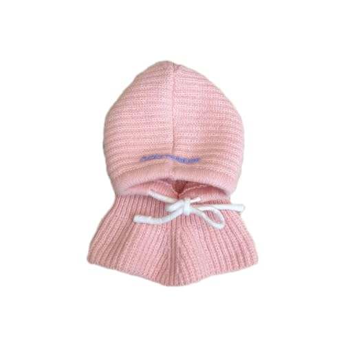 kiskick Modische Haustiermütze mit angenähtem Schal, weich, bequem, gemütlich, Wolle, Haustiermütze, gestrickt, Kordelzug, Halstuch, Mütze, Winterbedarf, Rosa, XL kiskick Modische Haustiermütze mit angenähtem Schal, weich, bequem, gemütlich, Wolle, Haustiermütze, gestrickt, Kordelzug, Halstuch, Mütze, Winterbedarf, Rosa, XL von kiskick