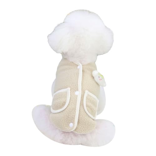 kiskick Nette Haustier Weste Warme Haustier Weste Haustier Weste Knopf Design Modischer Hund Pullover Bequem Warm Coral Fleece Katze Kleidung Haustier Liefert Khaki XL kiskick Nette Haustier Weste Warme Haustier Weste Haustier Weste Knopf Design Modischer Hund Pullover Bequem Warm Coral Fleece Katze Kleidung Haustier Liefert Khaki XL von kiskick