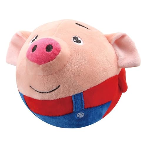 kiskick Pet Bouncing Ball Fun Dog Toy Interactive Barking Plush Dog Toy Ball with Music Sound USB Rechargeable Detachable Jumping Dog Toy A One Size kiskick Pet Bouncing Ball Fun Dog Toy Interactive Barking Plush Dog Toy Ball with Music Sound USB Rechargeable Detachable Jumping Dog Toy A One Size von kiskick
