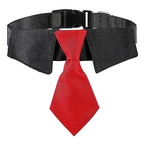 kiskick Pet Bow Tie Dress Up Cat Kitten Five-Pointed Star Collar Lovely Rot Schwarz L von kiskick