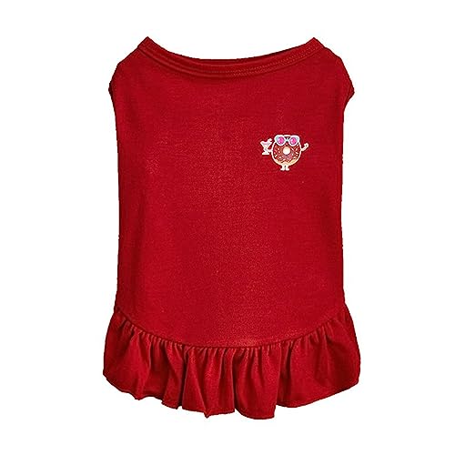 kiskick Sommer-Hundekleid, atmungsaktive Frühlings- und Sommerkleider, Rundhalsausschnitt, Cartoon-Muster, Kurze Ärmel, Pullover, Streetwear, Freizeitkleidung, niedliches Outfit, Haustier-Shirt-Kle kiskick Sommer-Hundekleid, atmungsaktive Frühlings- und Sommerkleider, Rundhalsausschnitt, Cartoon-Muster, Kurze Ärmel, Pullover, Streetwear, Freizeitkleidung, niedliches Outfit, Haustier-Shirt-Kle von kiskick