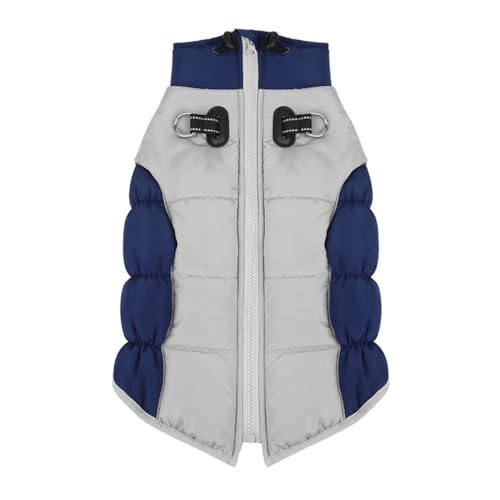 kiskick Warme Bequeme Haustierkleidung Winddichte Haustierkleidung Reflektierende Hund Wintermantel Hoher Kragen Verstellbarer Hals Schneeschutz 2-beinige Hundejacke Marineblau 4XL kiskick Warme Bequeme Haustierkleidung Winddichte Haustierkleidung Reflektierende Hund Wintermantel Hoher Kragen Verstellbarer Hals Schneeschutz 2-beinige Hundejacke Marineblau 4XL von kiskick