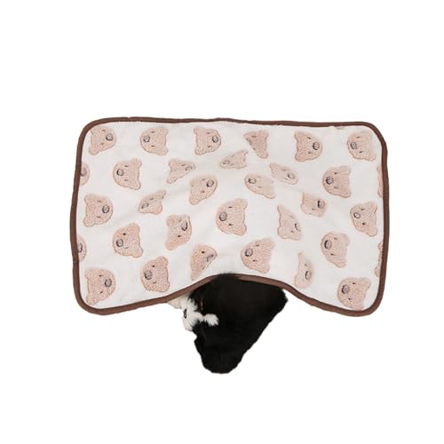 kiskick Weiche, bequeme Haustierdecke, Korallen-Fleece, Cartoon-Druck, lichtecht, lichtbeständig, Bettlaken, Kissen, niedlich mit Bär, Weiß, Größe L kiskick Weiche, bequeme Haustierdecke, Korallen-Fleece, Cartoon-Druck, lichtecht, lichtbeständig, Bettlaken, Kissen, niedlich mit Bär, Weiß, Größe L von kiskick