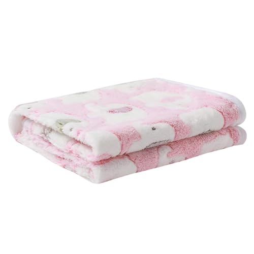 kiskick Weiche bequeme Haustierdecke für den Winter, super Elefantenmuster, Korallen-Fleece, Cartoon-Stil, waschbar, für Hunde, Welpen, Katzen, Überwurf, Käfig, Schlafen, verdickt, Rosa, XS kiskick Weiche bequeme Haustierdecke für den Winter, super Elefantenmuster, Korallen-Fleece, Cartoon-Stil, waschbar, für Hunde, Welpen, Katzen, Überwurf, Käfig, Schlafen, verdickt, Rosa, XS von kiskick