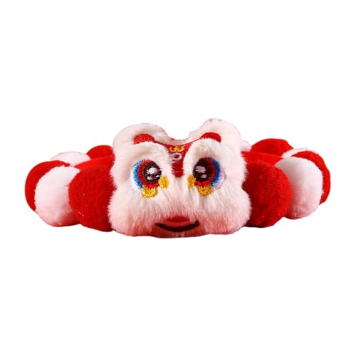 kiskick Weiches Haustierhalsband, festlich, charmant, Drachen-Jahr-Thema, Hunde-Halskette mit Plüsch-Ball-Dekor, bequemer Katzenhals Kreis, C L kiskick Weiches Haustierhalsband, festlich, charmant, Drachen-Jahr-Thema, Hunde-Halskette mit Plüsch-Ball-Dekor, bequemer Katzenhals Kreis, C L von kiskick