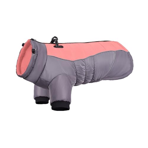 kiskick Winter Haustier Kleidung Hund Einstellbare Reflektierende Wasserdicht für Sicher Warm Reise Jacke Baumwolle Rosa 2XL kiskick Winter Haustier Kleidung Hund Einstellbare Reflektierende Wasserdicht für Sicher Warm Reise Jacke Baumwolle Rosa 2XL von kiskick