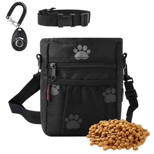 kissleaf Leckerlitasche für Hunde Futterbeutel Hundetraining für Doggy Puppy Walking/Training/Leine/Laufen, Große Kapazität Sturdy Tear-Resistant Easy to Clean von kissleaf