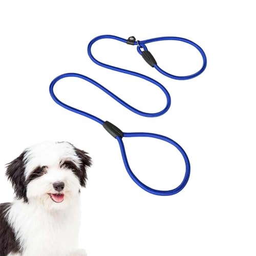 Praktische 120 cm lange blaue Hundeleine – weiches geflochtenes Seil ist eine rutschfeste Hundetrainingsleine, kein Halsband oder Geschirr erforderlich, geeignet für kleine und mittelgroße süße Hunde Praktische 120 cm lange blaue Hundeleine – weiches geflochtenes Seil ist eine rutschfeste Hundetrainingsleine, kein Halsband oder Geschirr erforderlich, geeignet für kleine und mittelgroße süße Hunde von kitudaty