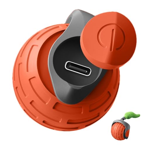 Entzückendes Design Katzenspielzeugball, interaktiver Ball für Katzen, Katzenball Spielzeug mit Bewegungsmelder, bewegungsaktivierte Hundespielzeugbälle für Haustiere, Geschenk, Zuhause, drinnen von kivrimlarv