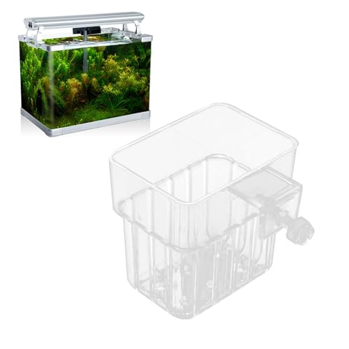 Aquarium-Pflanzgefäße für lebende Pflanzen, Hänge-Pflanzbecher für Aquarien, transparenter Wasserpflanzen-Übertopf, zum Aufhängen an Aquarien, Hydrokultur-Stützkorb von kivrimlarv
