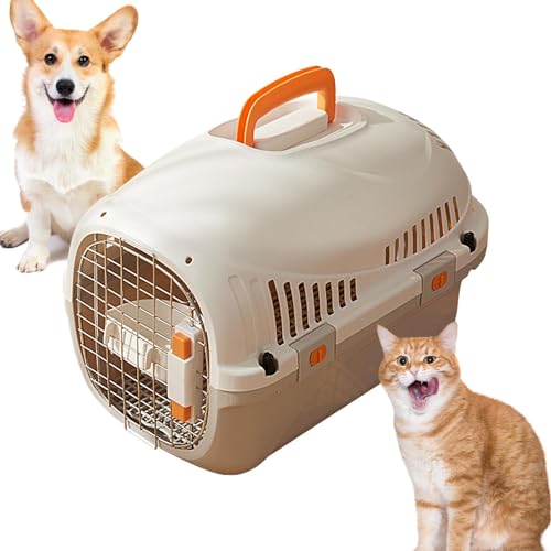kivrimlarv Haustier-Reisebox | Haustier-Reise-Tragetasche, waschbar, für Katzen und Haustiere, tragbar, stressfrei, tragbare Haustier-Reisetasche für einfachen Transport von kivrimlarv