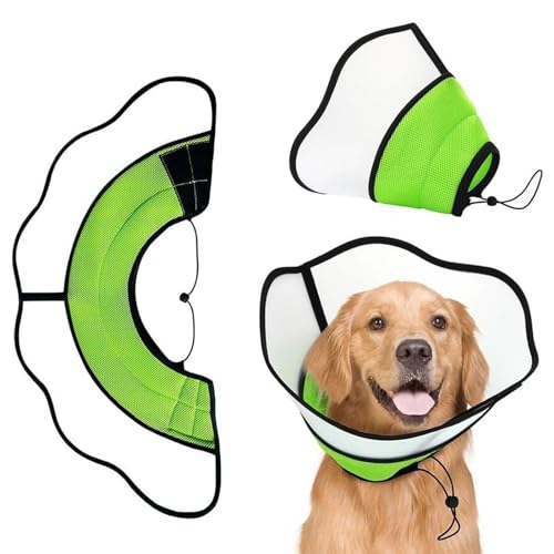kivrimlarv Hundekegelhalsbänder | schützendes Hundehalsband | Weicher Hundekegel für Hunde, Genesungshundekegel für kleine, mittelgroße Hunde von kivrimlarv