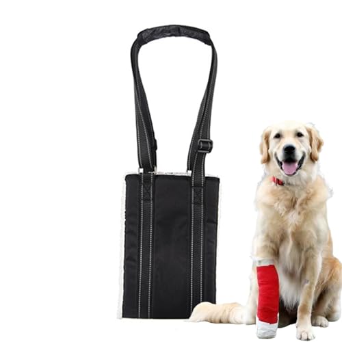 kivrimlarv Hundetuch für Hinterbeine, Hüfte und Hinterbeine, Geschirr für Hunde, mittlere verbreiterte Haustier-Hilfsgurt für verletzte, ältere und behinderte Hunde von kivrimlarv