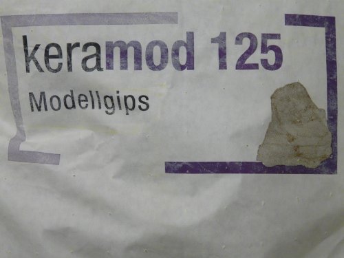 Sunature Keramod Modellgips (Alabastergleich). Formen-Gießen-Modellieren. Feinstgemahlen, Weiß. 25kg Originalsack von Sunature