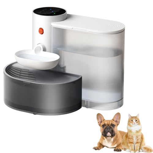 Smart Pet Wasserbrunnen, 3L/2,835.0 g Automatischer Katzenwasserbrunnen, Wiederaufladbar und Kein Filter Hund Wasserspender, 2025 Kabelloser Ultra Leiser Haustier Trinkspender für Katzen und Kleine Smart Pet Wasserbrunnen, 3L/2,835.0 g Automatischer Katzenwasserbrunnen, Wiederaufladbar und Kein Filter Hund Wasserspender, 2025 Kabelloser Ultra Leiser Haustier Trinkspender für Katzen und Kleine von klyfar