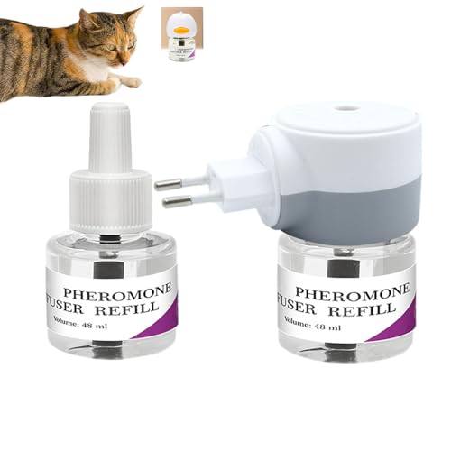 komsoup Beruhigender Pheromon Diffusor Für Katzen - Langanhaltender Katzenpheromon Diffuser | Stressabbau Haushalt Reisen Kätzchen Markierverhalten komsoup Beruhigender Pheromon Diffusor Für Katzen - Langanhaltender Katzenpheromon Diffuser | Stressabbau Haushalt Reisen Kätzchen Markierverhalten von komsoup
