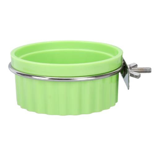 komsoup Käfig-Futterspender für Vögel, Vogelfutterspender Mit Futternapf & Automatischer Dispenser, Tränke Und Futternapf Für Wellensittich, Nymphensittich, Sittiche, Unzertrennliche Und Kanarienvögel von komsoup