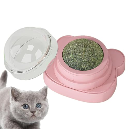 komsoup Katzenminze-Wandbälle,Katzenminze-Spielzeugbälle, Leckbares, drehbares Kauspielzeug für Kätzchen an der Wand, Katzenminze, Katzenleckspielzeug, Katzenminze-Ball, Kauspielzeug für Katzen, komsoup Katzenminze-Wandbälle,Katzenminze-Spielzeugbälle, Leckbares, drehbares Kauspielzeug für Kätzchen an der Wand, Katzenminze, Katzenleckspielzeug, Katzenminze-Ball, Kauspielzeug für Katzen, von komsoup