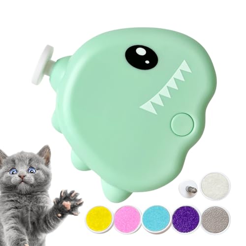 komsoup Krallenschleifer Für Hunde | Super Leiser Haustier Krallenschleifer | 3 Einstellbare Modi Elektrische Pfotenpflege Für Katzen Kitten Welpen Zuhause von komsoup