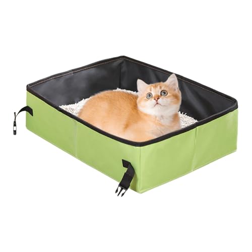 komsoup Reiseschachtel, Faltbare Katzentoilette | Oxford -Stoffklappenstreu Pan,Lecksehelte Haustier-Toilette, große Kätzchen-Litterbox, Haustiervorräte für Katzen Aller Größen komsoup Reiseschachtel, Faltbare Katzentoilette | Oxford -Stoffklappenstreu Pan,Lecksehelte Haustier-Toilette, große Kätzchen-Litterbox, Haustiervorräte für Katzen Aller Größen von komsoup